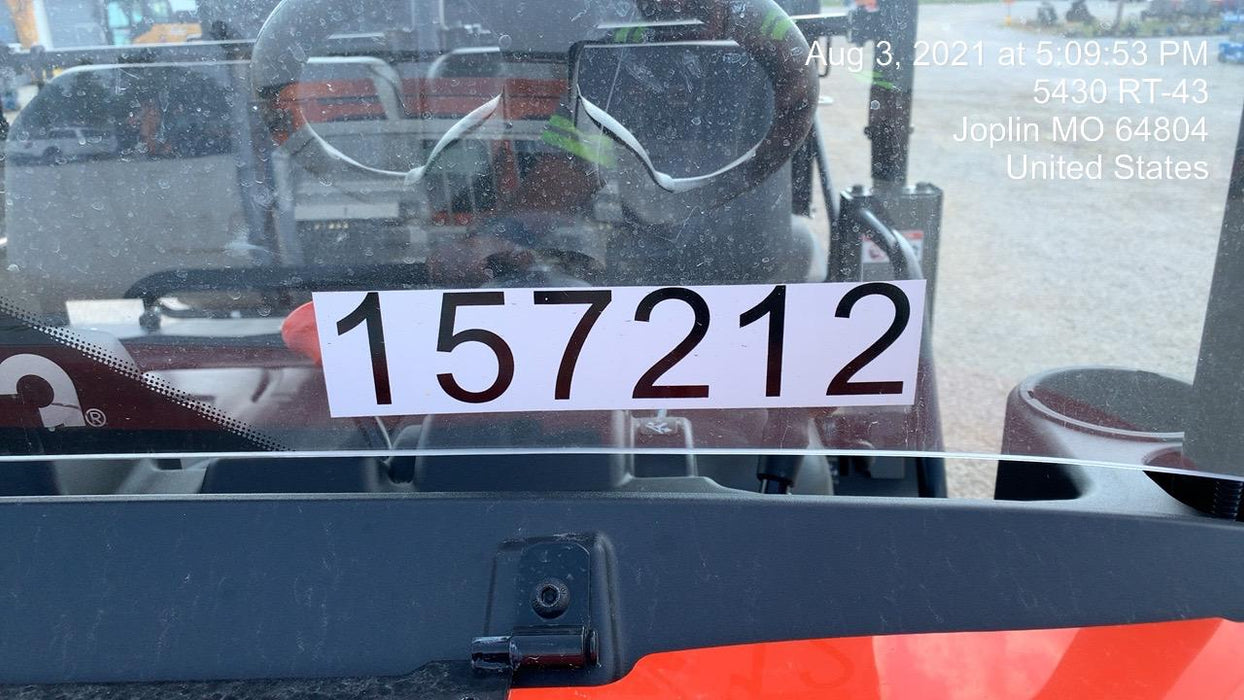 2021 Kubota RTV-X1140W-H Plastic Canopy, Windshield Acrylic Clear, LED Strobe Light, Wire Harness Kit, Back up Alarm