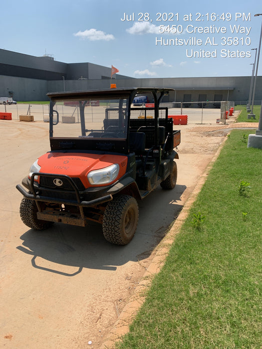 2020 Kubota RTV-X1140WL-H 4 Passenger Cart with Metal Top, windshield, strobe light, harness, and backup alarm