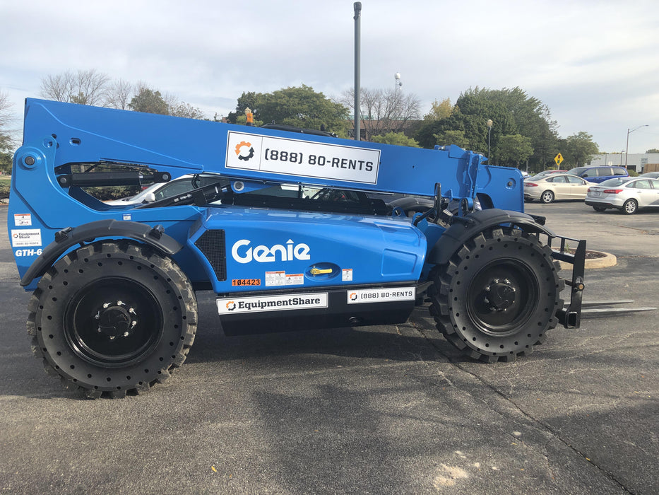 2020 Genie GTH-636 Cab/Heat/Air, Solid Tires, Work Lights, Beacon, Aux Hydraulics, Back up Alarm