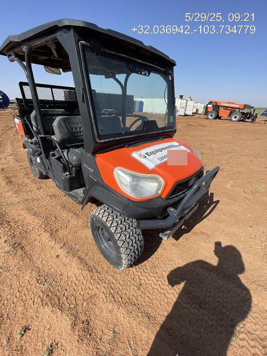 Kubota RTV-X1140W-H Kubota RTVX1140WH 4wd Utility Cart, LED Strobe, Windshield Tempered Glass, Pastic Canopy, Wire Harness Kit, Backup Alarm