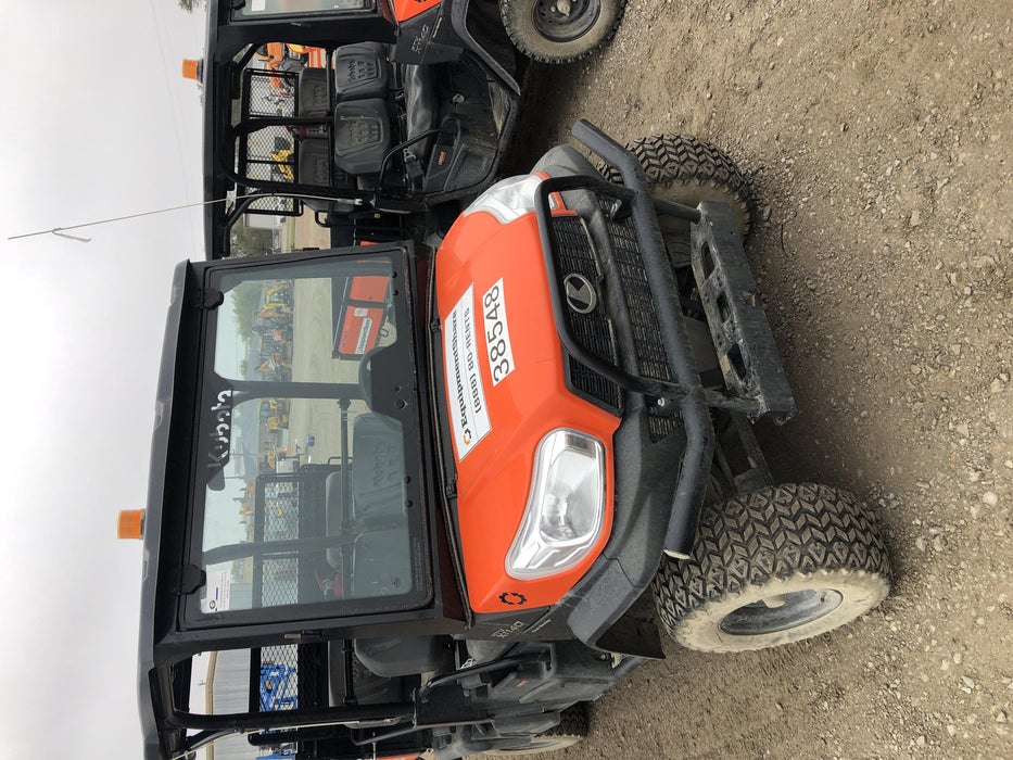 2019 Kubota RTV-X1140W-H 4wd Utility Cart, LED Strobe, Windshield Tempered Glass, Plastic Canopy, Wire Harness Kit, Backup Alarm