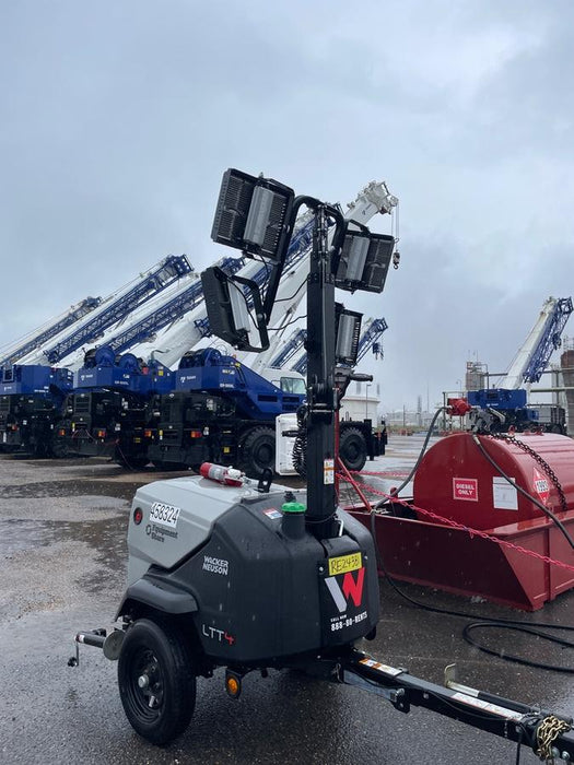 2024 Wacker Neuson LTT4 Diesel, Kohler KDW702, Deep Sea Controller, Auto Start, LED 320W, Bypass Outlet, T3