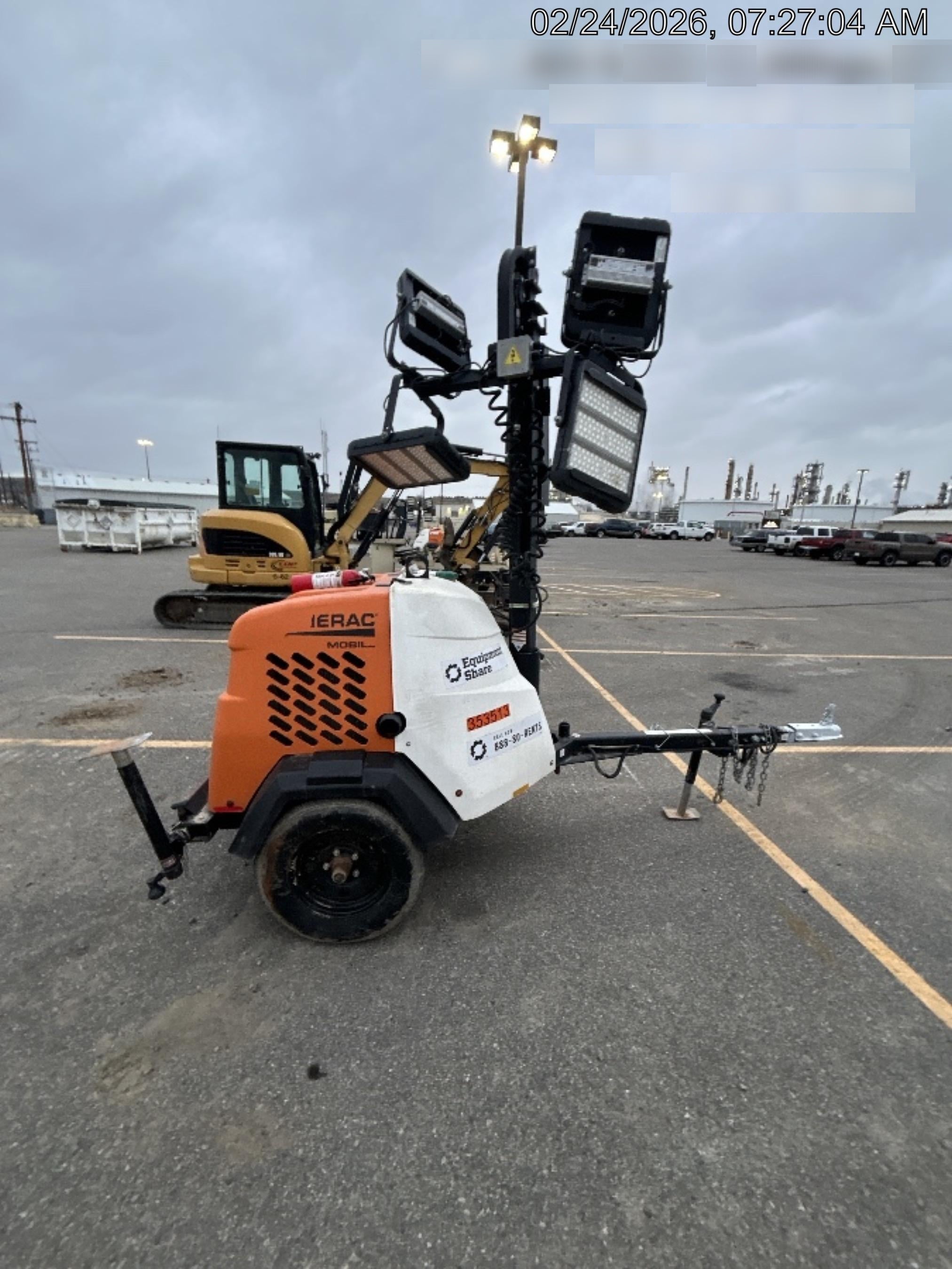 2023 Generac MLT2 Diesel, Flex Switch 120V Input, Powerzone Controller, (4) 320W LED Lights, 4kW Generator, 39.9 Gal Fuel Tank, 2" Ball, T3