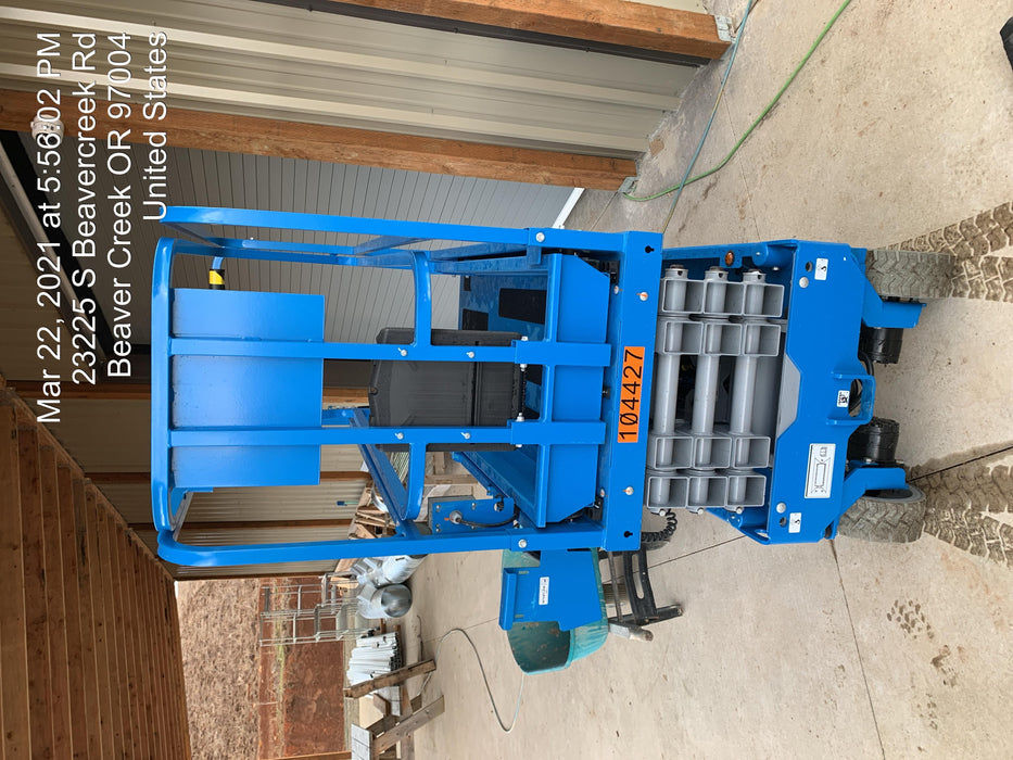 2020 Genie GS-1930 Standard Machine, 800W Inverter