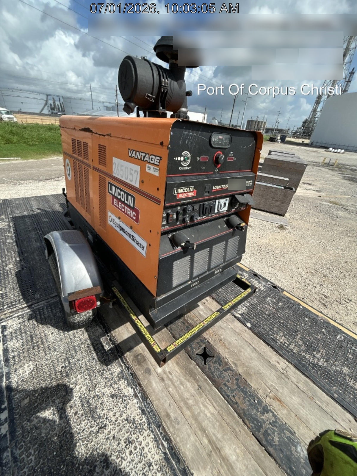 2022 Lincoln Electric Vantage 549X Crosslink Technology, Trailer Mounted, ES Decals, T3