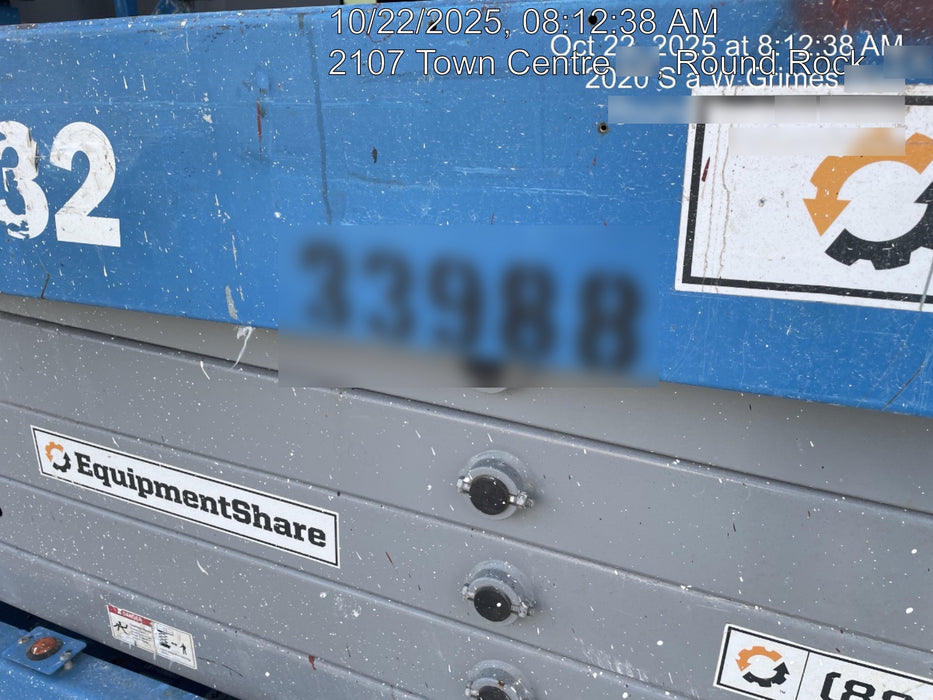 2019 Genie GS-3232 Standard Options