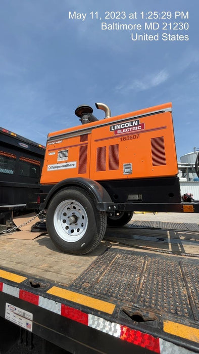 2021 Lincoln Electric Vantage 549X Ready Pak 3, ORANGE (includes trailer, cable rack, fender light kit)