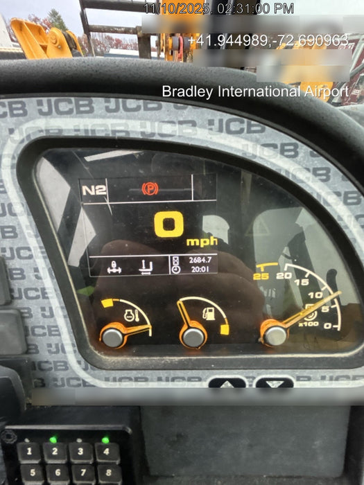 2020 JCB 512-56 Canopy, 74Hp, Solid Tires, Work Lights, Beacon, Aux Hydraulics, Back up Alarm, Lifting Eye, ES Decals