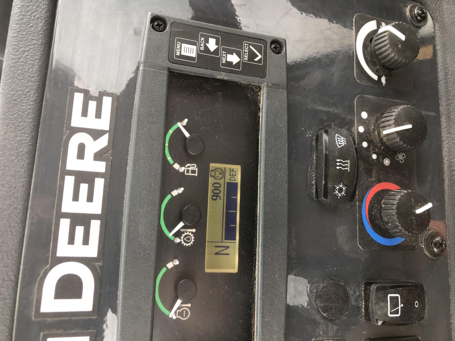 2020 John Deere 410L - Extendable Stick Cab/Heat/Air, 4WD, Extendable Stick, Pilot Controls, 2 Way Hydraulics, TAG Manual QC