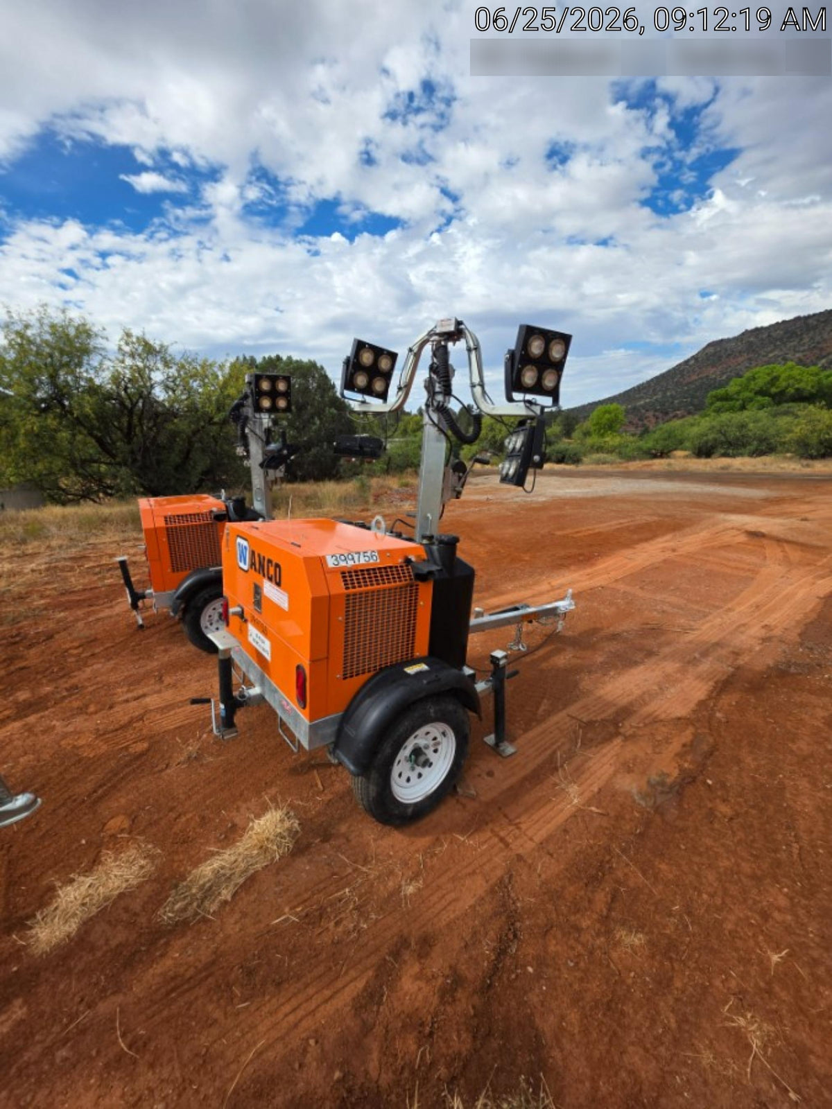 2024 Wanco WLTT-4MM4K Diesel, Deep Sea Controller, Shore Power Plug, Auto Start, (4) 350W LED Floodlights, 4kW Generator, 60 Gal Fuel Tank, 2" Ball, T3