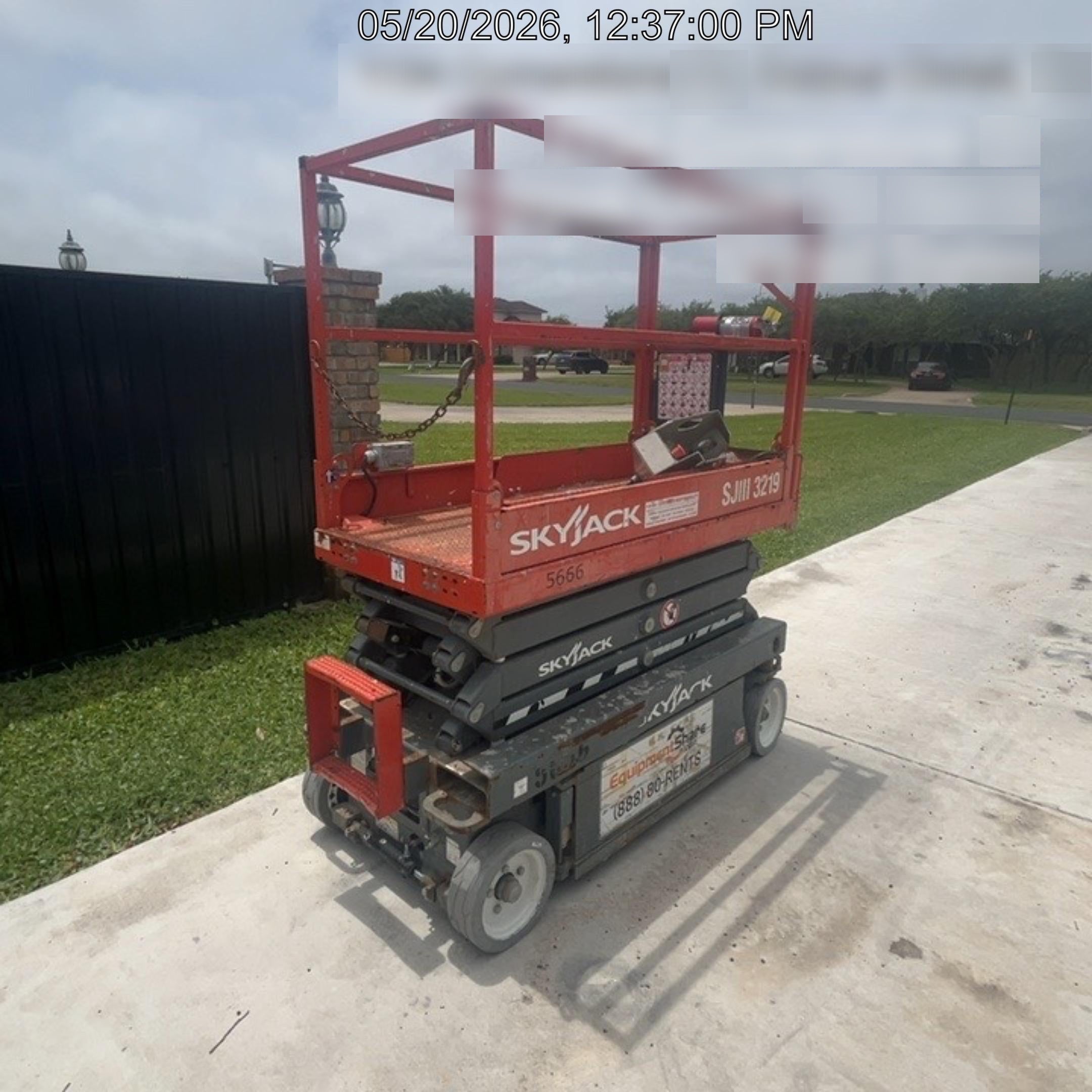 2017 Skyjack SJIII-3219 SJ3219, Trojan Battery Set, Extended Warranty 5yr/5k hr