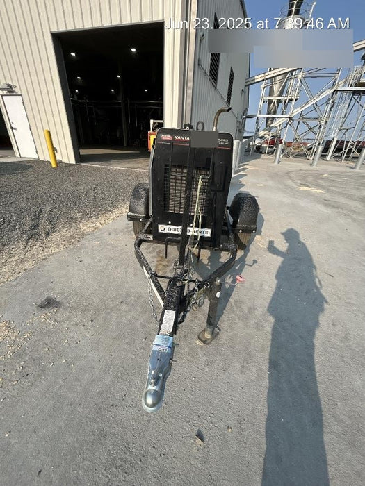 2019 Lincoln Electric Vantage 322 Welder Ready-Pak 3, Two wheel trailer, Fender and Light kit, Cable Rack