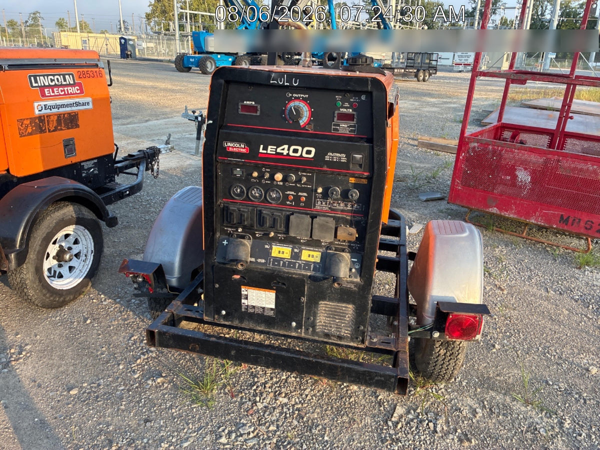 2022 Lincoln Electric LE400 Kubota V1505, Trlr, Cable Rack, Light Kit, ES Decals, T3