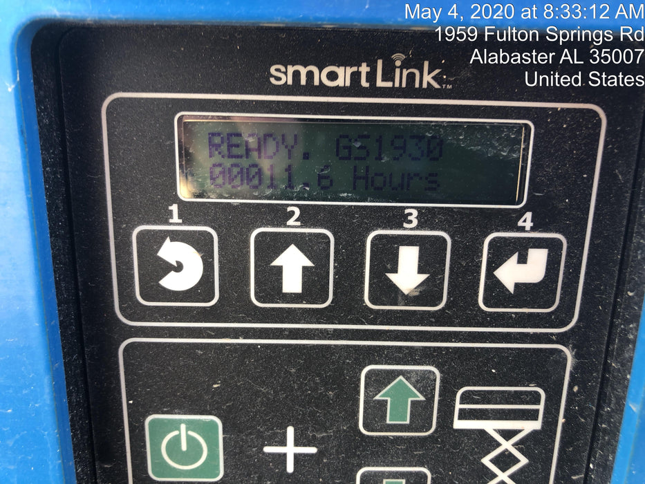 2019 Genie GS-1930 Fixed Rails with Chain Entry