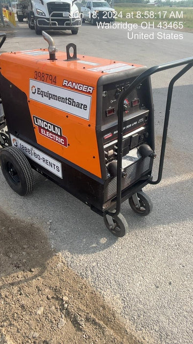 2024 Lincoln Electric Ranger 305 LPG Ranger 305 LPG, Undercarriage, Tank Holder & Strap, 10kw AC Gen, 25hp Kohler LPG Eng