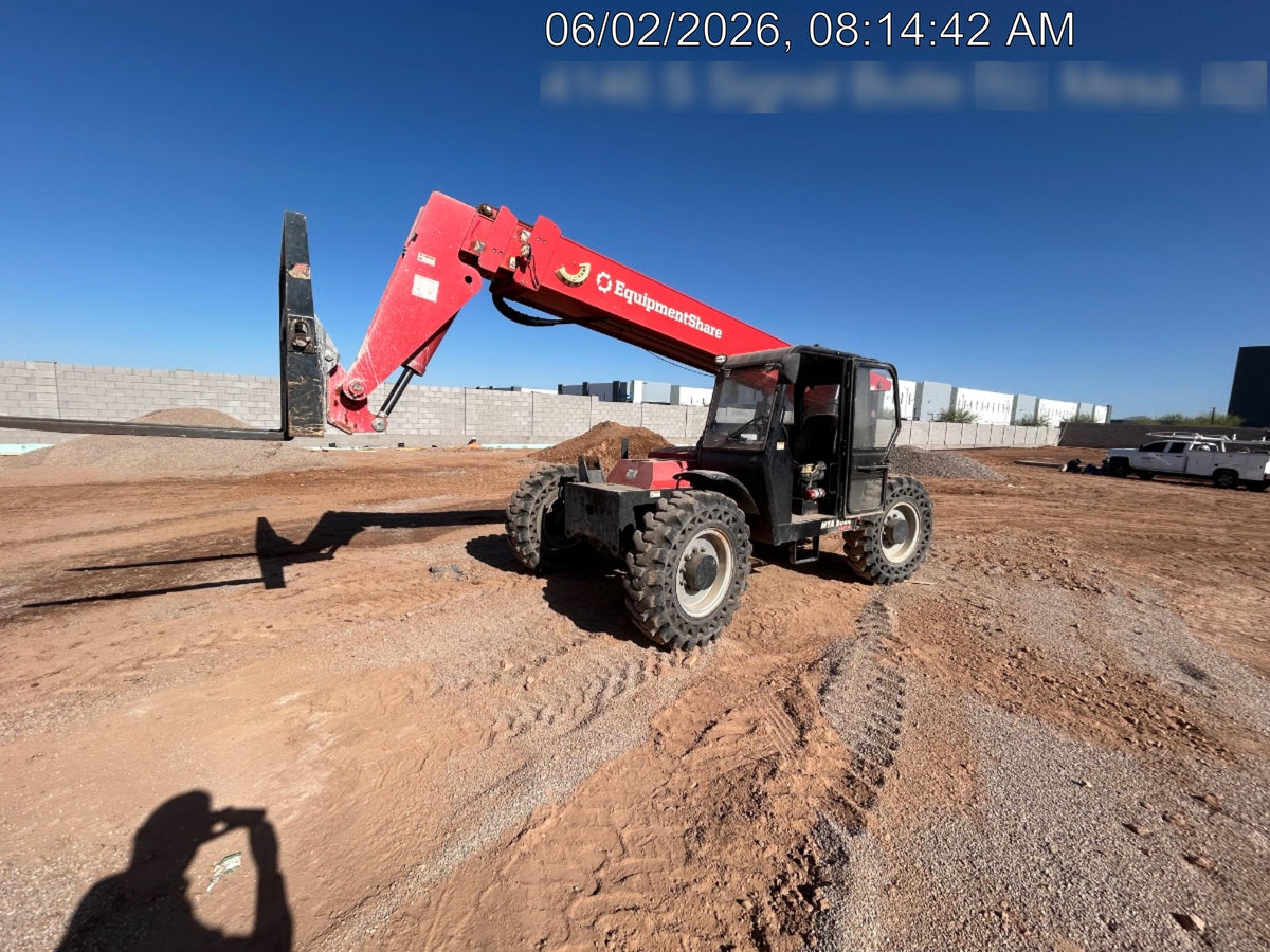 2019 Manitou MTA8044 74hp T4F, Cab/Heat/Air, Cab and Boom LED work lights, Auxiliary Hydraulics, Solid Tires, Amber strobe, Lift Hook 66" Carriage, 60" Forks