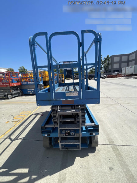 2019 Genie GS-2646 folding rails with full height swing gate