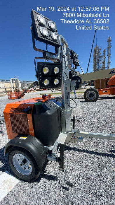 2023 Wanco WLTT-4MM4K Diesel, Deep Sea Controller, Shore Power Plug, Auto Start, (4) 350W LED Floodlights, 4kW Generator, 60 Gal Fuel Tank, 2" Ball, T3