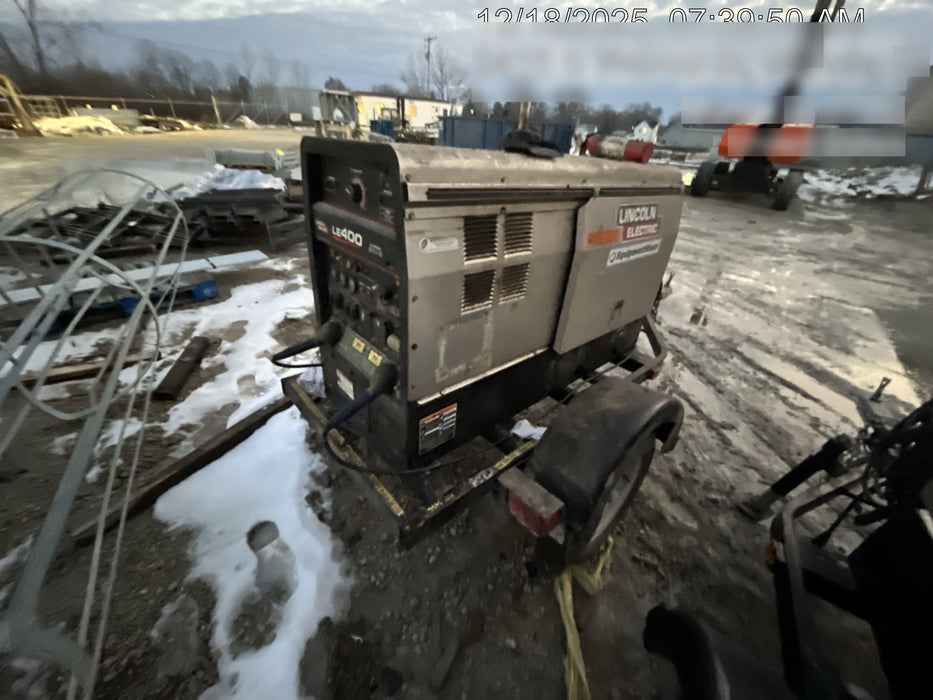 2024 Lincoln Electric LE400 Kubota V1505, Trlr, Cable Rack, Light Kit, ES Decals, T3