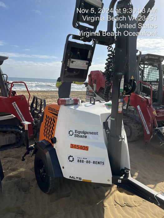 2023 Generac MLT2 Diesel, Flex Switch 120V Input, Powerzone Controller, (4) 320W LED Lights, 4kW Generator, 39.9 Gal Fuel Tank, 2" Ball, T3