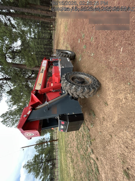 2019 Manitou MTA8044 MTA 8044 - 74 HP T4, Canopy, Worklights/Strobe, Beacon, 66" Carriage, 48" Forks, Solid Tires, Lift Hook, Aux Hydraulics
