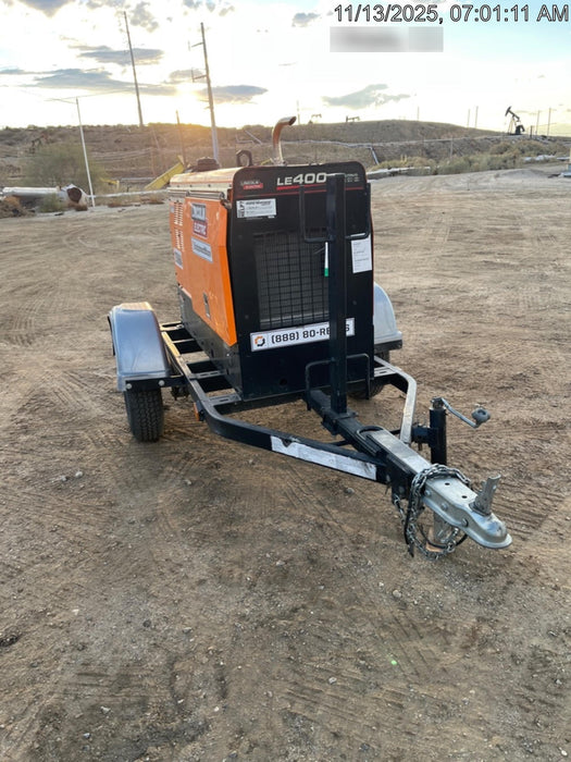 2022 Lincoln Electric LE400 Kubota V1505, Trlr, Cable Rack, Light Kit, ES Decals, T3