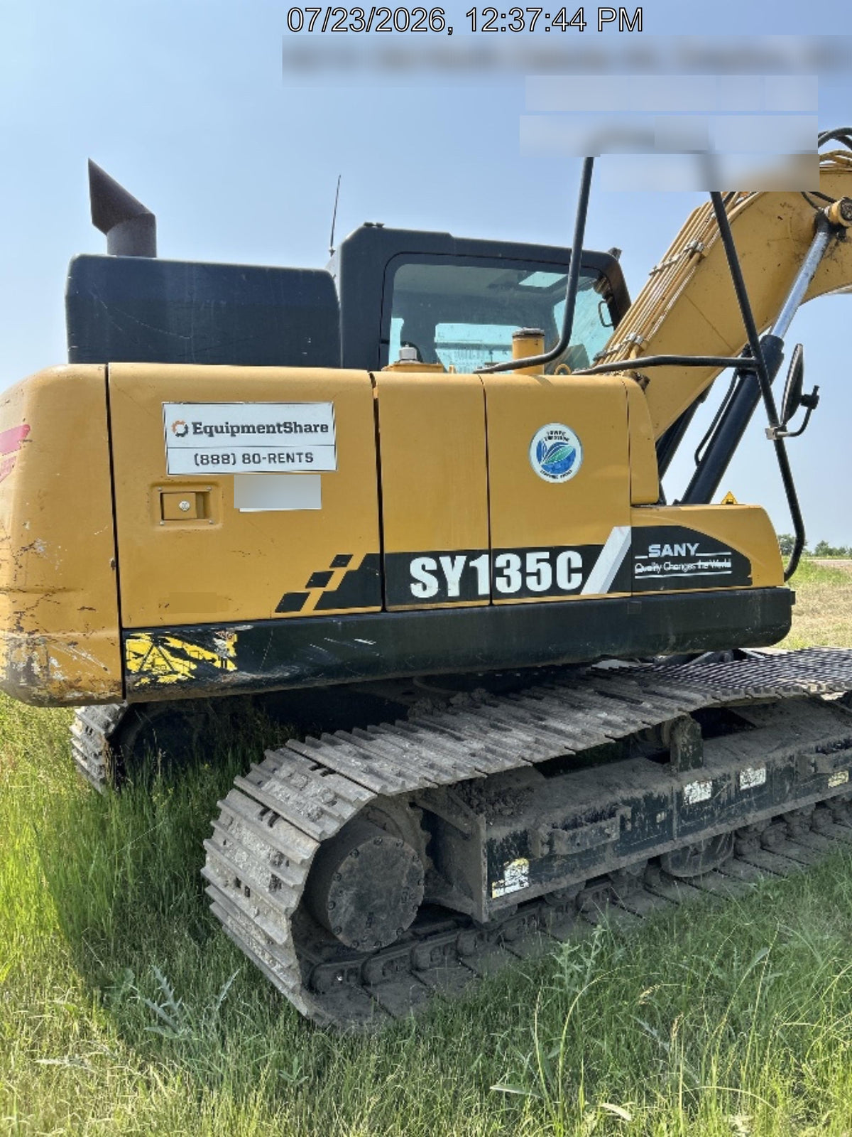 2019 SANY SY135C