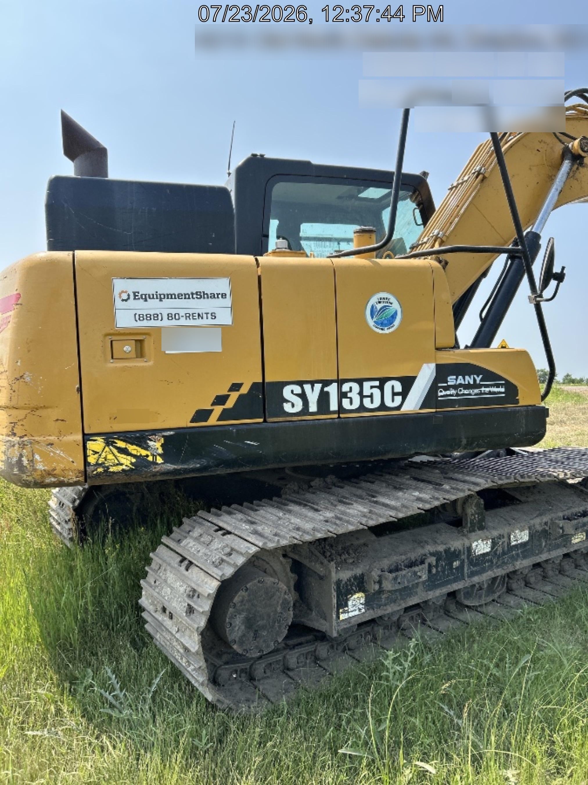 2019 SANY SY135C