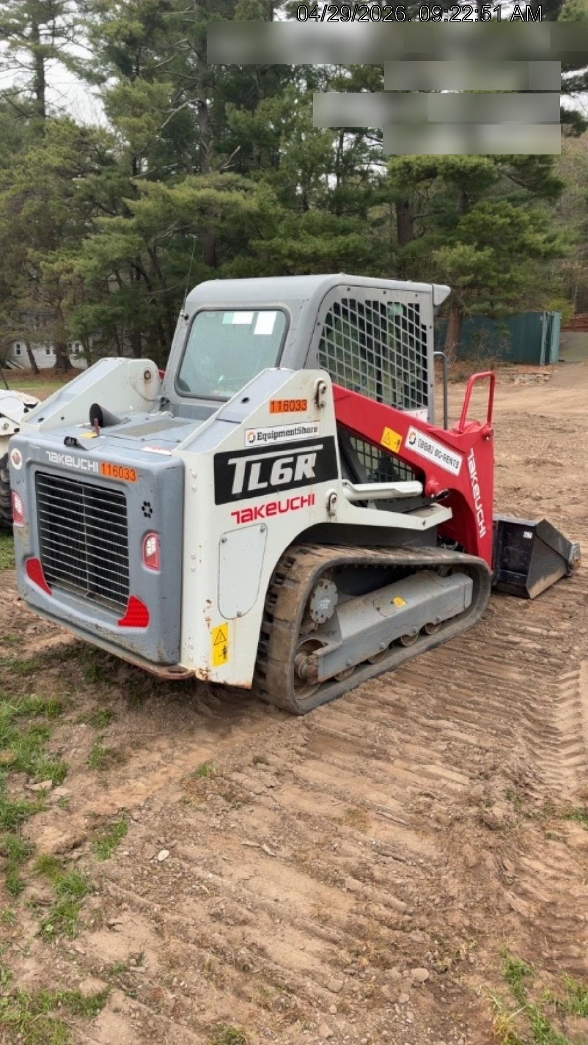 2020 Takeuchi TL6CR Cab/Heat/Air, Hydraulic QC