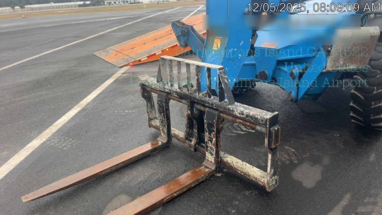 2019 Genie GTH-1056 Canopy, Solid RT Tires, LED Work Lights, Beacon 60" QA Carriage, 60" Forks