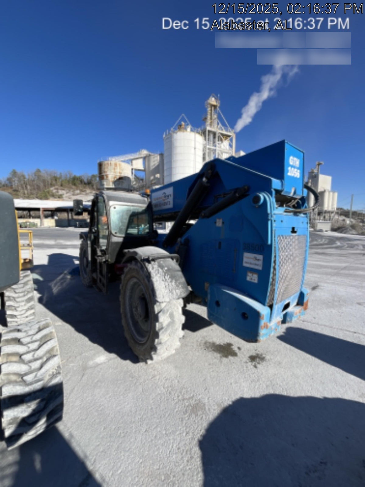 2019 Genie GTH-1056 Cab/Heat/AC, Solid RT Tires, LED Work Lights, Beacon 60" QA Carriage, 60" Forks