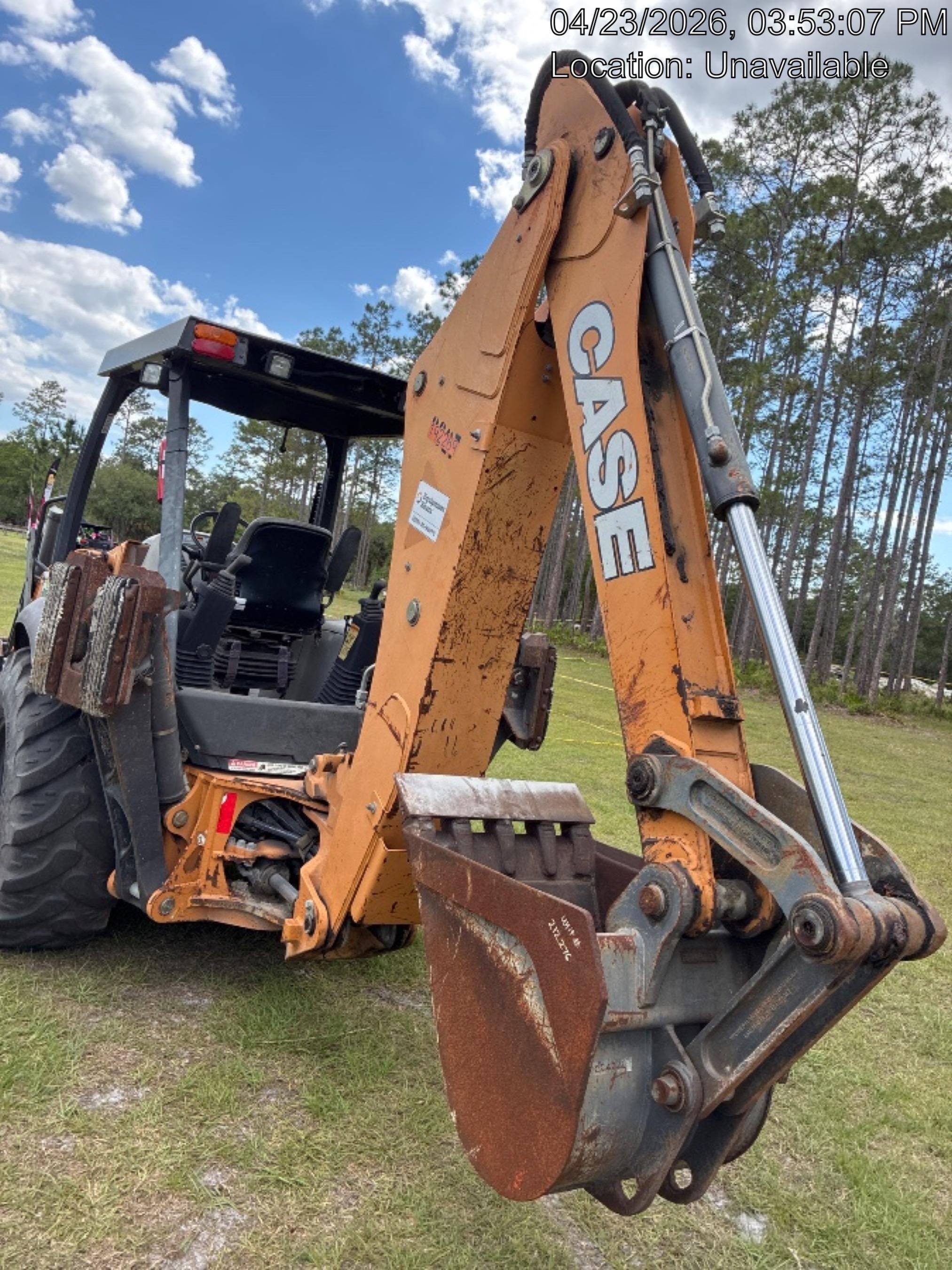2018 Case 580N STANDARD HOE, ROPS, PILOT CONTROLS, AUX HYD