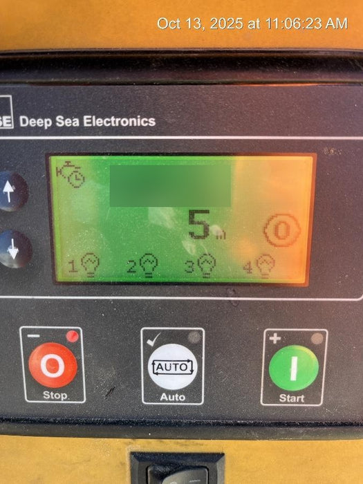 2021 Allmand NLV3GR (4) LED Light Fixture 350W, 23' Vertical Mast, 3kW Prime, Towable, Deep Sea L401, Leveling Jacks, Yanmar T4F 5.8hp