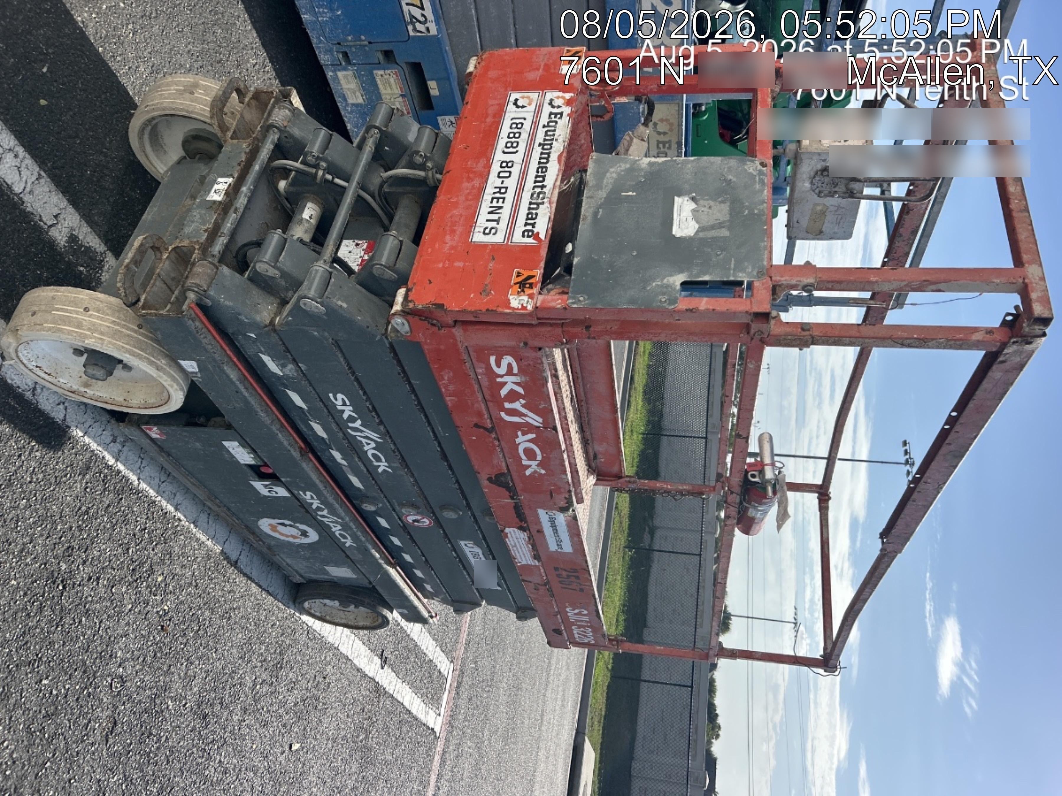 2016 Skyjack SJIII-3226 Standard Options