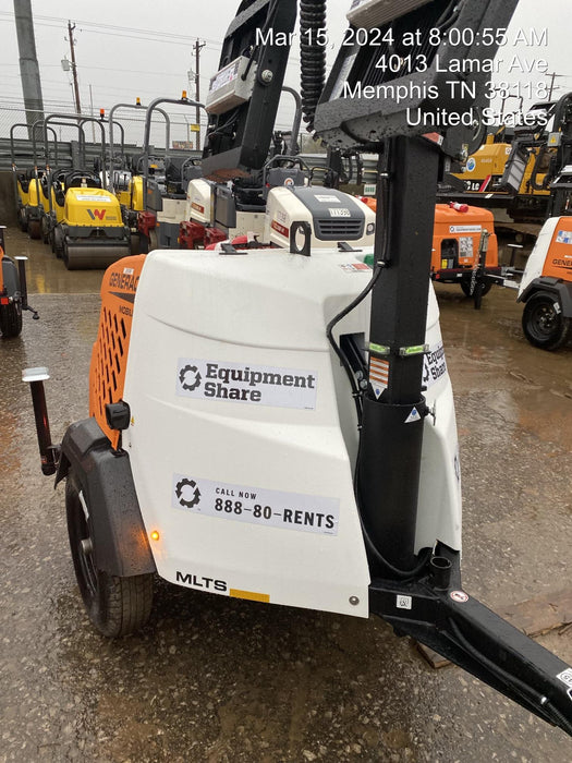 2024 Generac MLT2 Diesel, Flex Switch 120V Input, Powerzone Controller, 
(4) 320W LED Lights, 4kW Generator, 39.9 Gal Fuel Tank, 2" Ball, T3