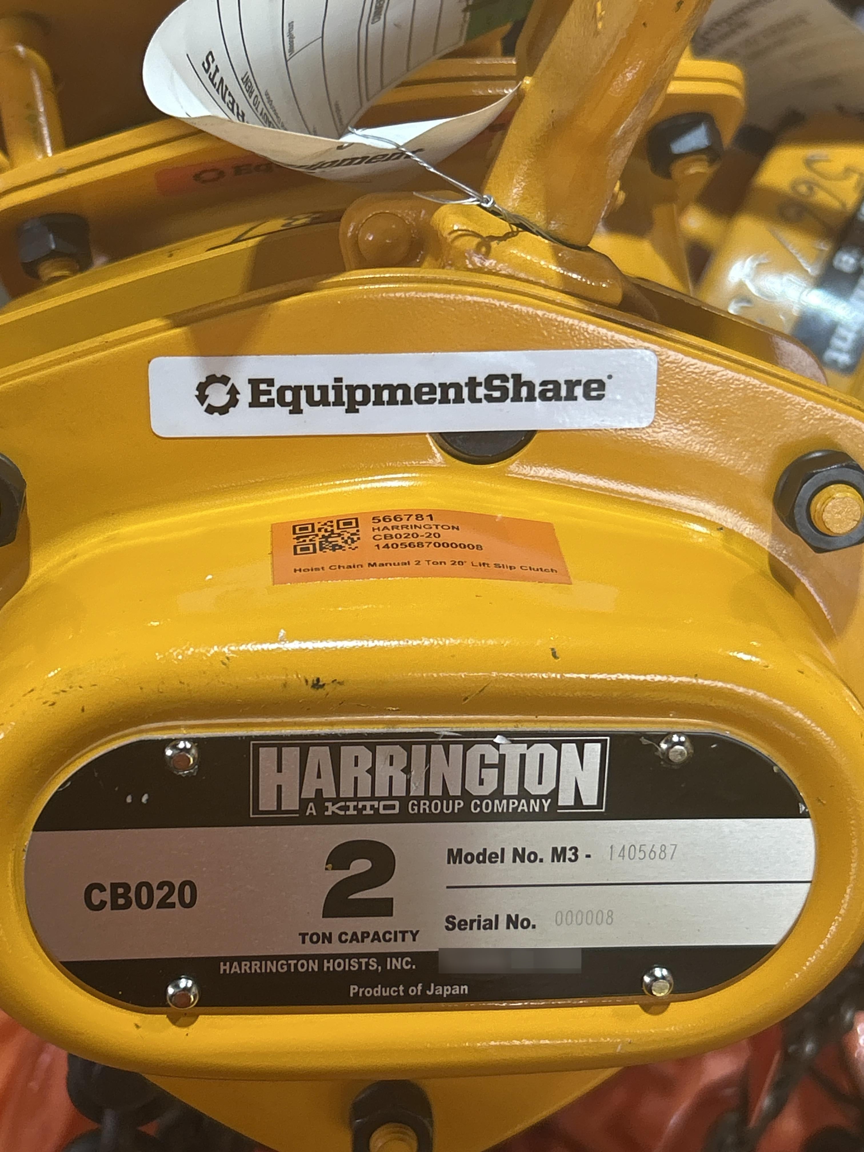 2025 HARRINGTON CB020-20