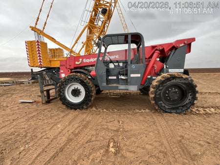 2019 Manitou 12042 MTA12042 - Canopy, Worklights/Strobe, Beacon, 66" Carriage, 60" Forks, Solid Tires, Lift Hook, Aux Hydraulics