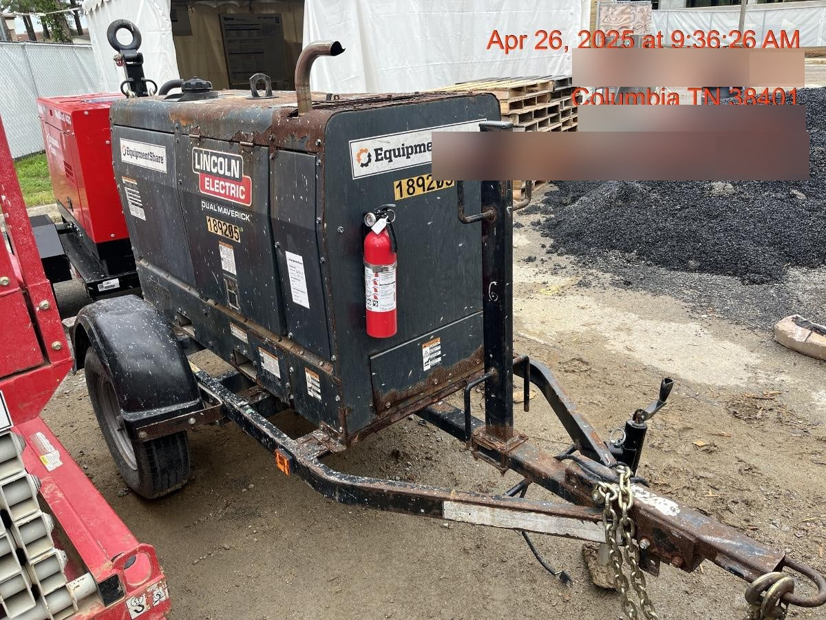 2021 Lincoln Electric Dual Maverick 200/200X Ready Pak 3, Includes Trailer, Cable Rack, Fender Light Kit