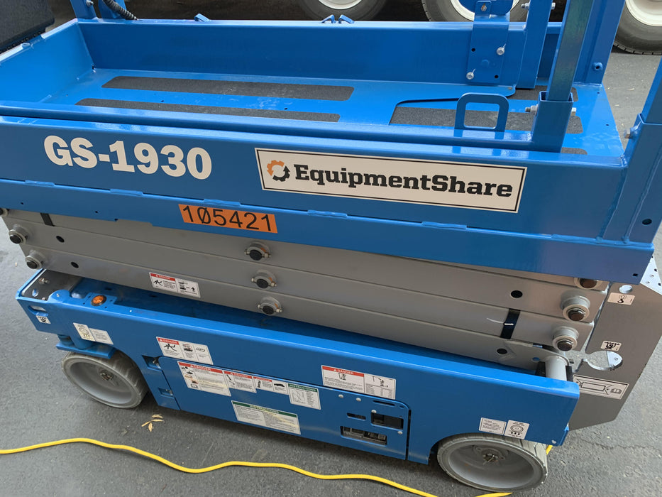 2020 Genie GS-1930 Standard Machine, 800W Inverter