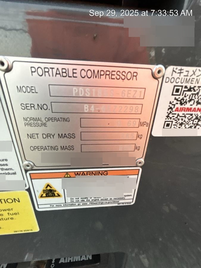 2024 AIRMAN PDS185S CWK