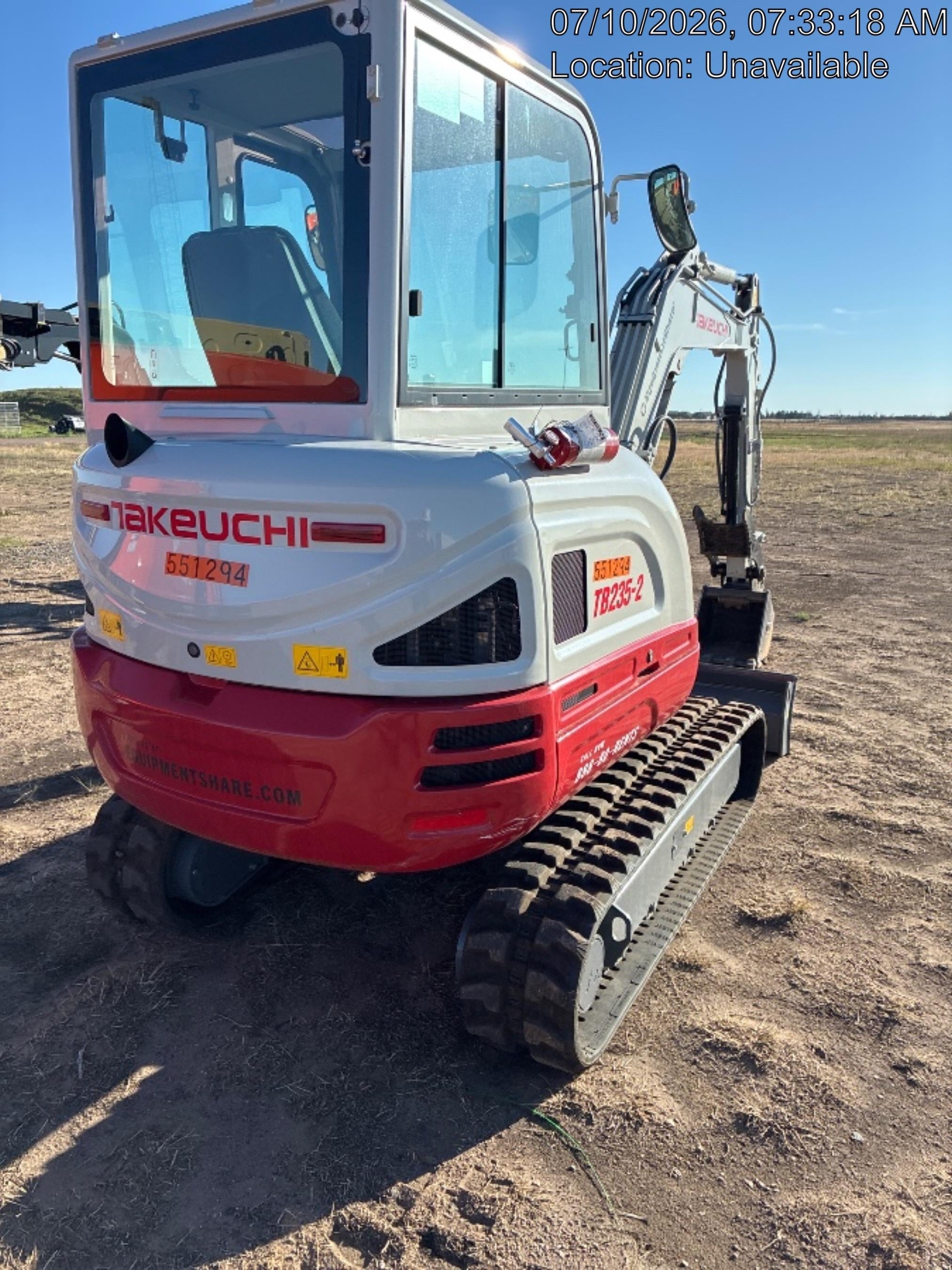 2025 TAKEUCHI TB235-2CR