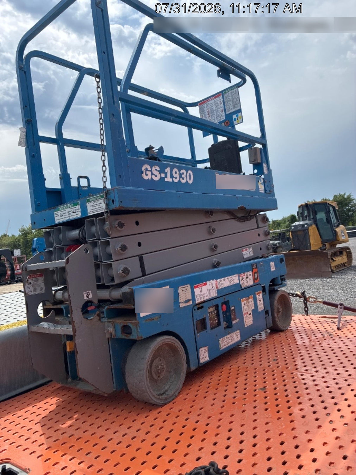 2019 Genie GS-1930 Fixed rails with chain Entry