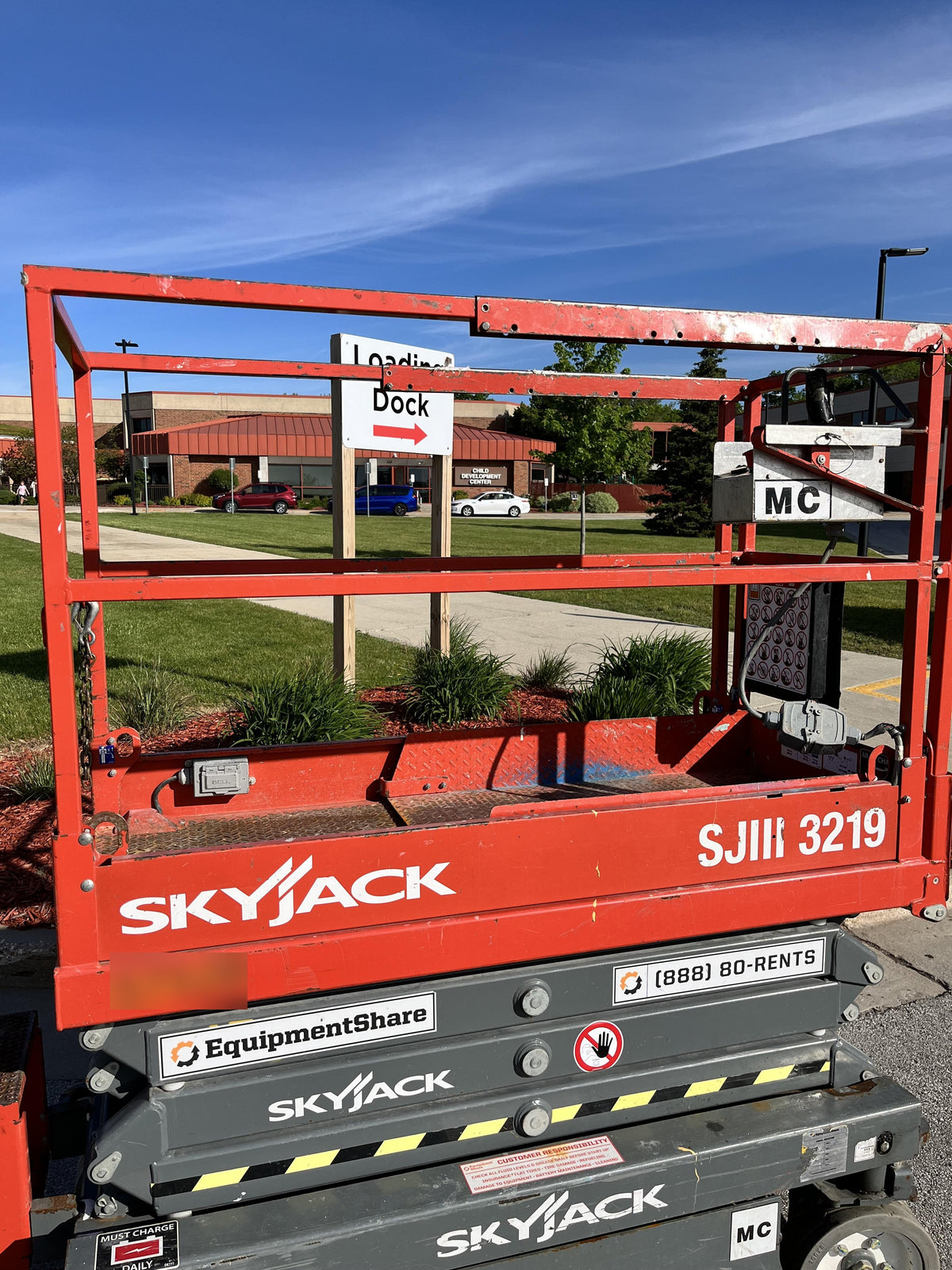 2016 Skyjack SJIII-3219 Standard Rental Specs