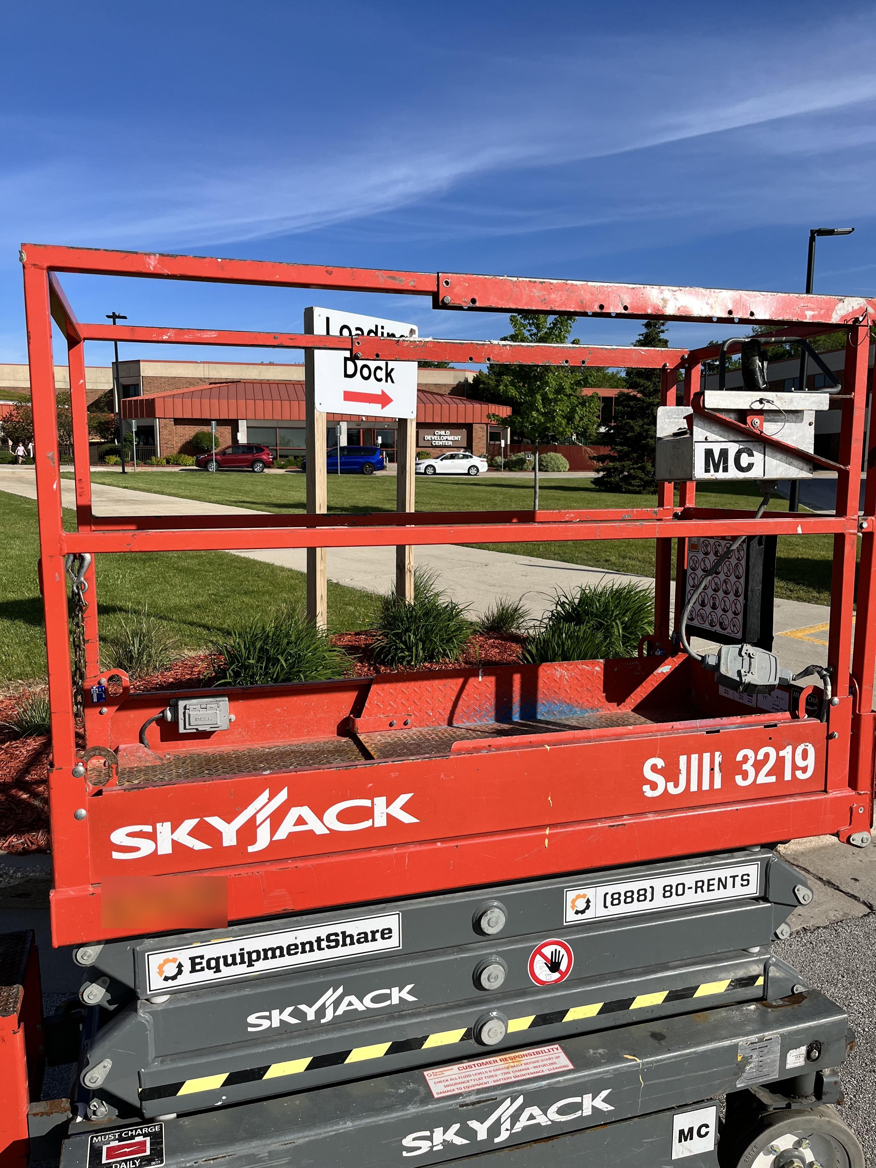 2016 Skyjack SJIII-3219 Standard Rental Specs