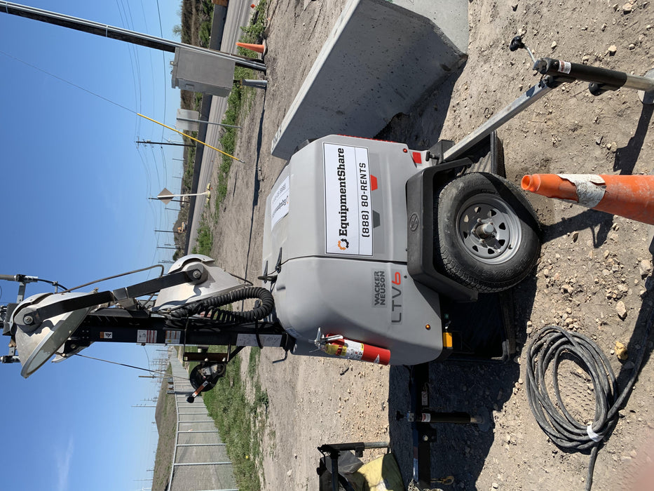 2019 Wacker Neuson LTV6L-MH Wacker Neuson LTV6L Mobile Light Tower w/Fuel Level Sensor Installed
