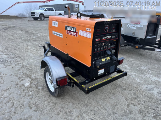 2022 Lincoln Electric LE400 Kubota V1505, Trlr, Cable Rack, Light Kit, ES Decals, T3