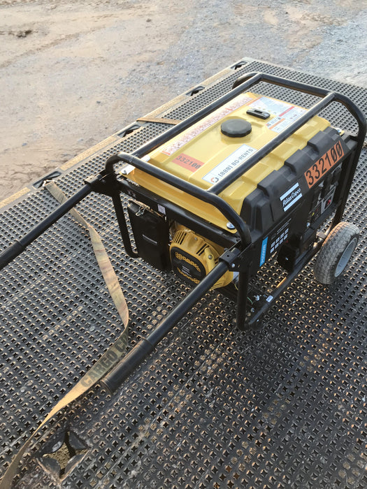 2023 Atlas Copco P6500W 5.5kW, AC390FD Gasoline Engine, Wheel & Handle Kit, (2) 120V Duplex 15A + (1) 120/240V 30A Twist Lock