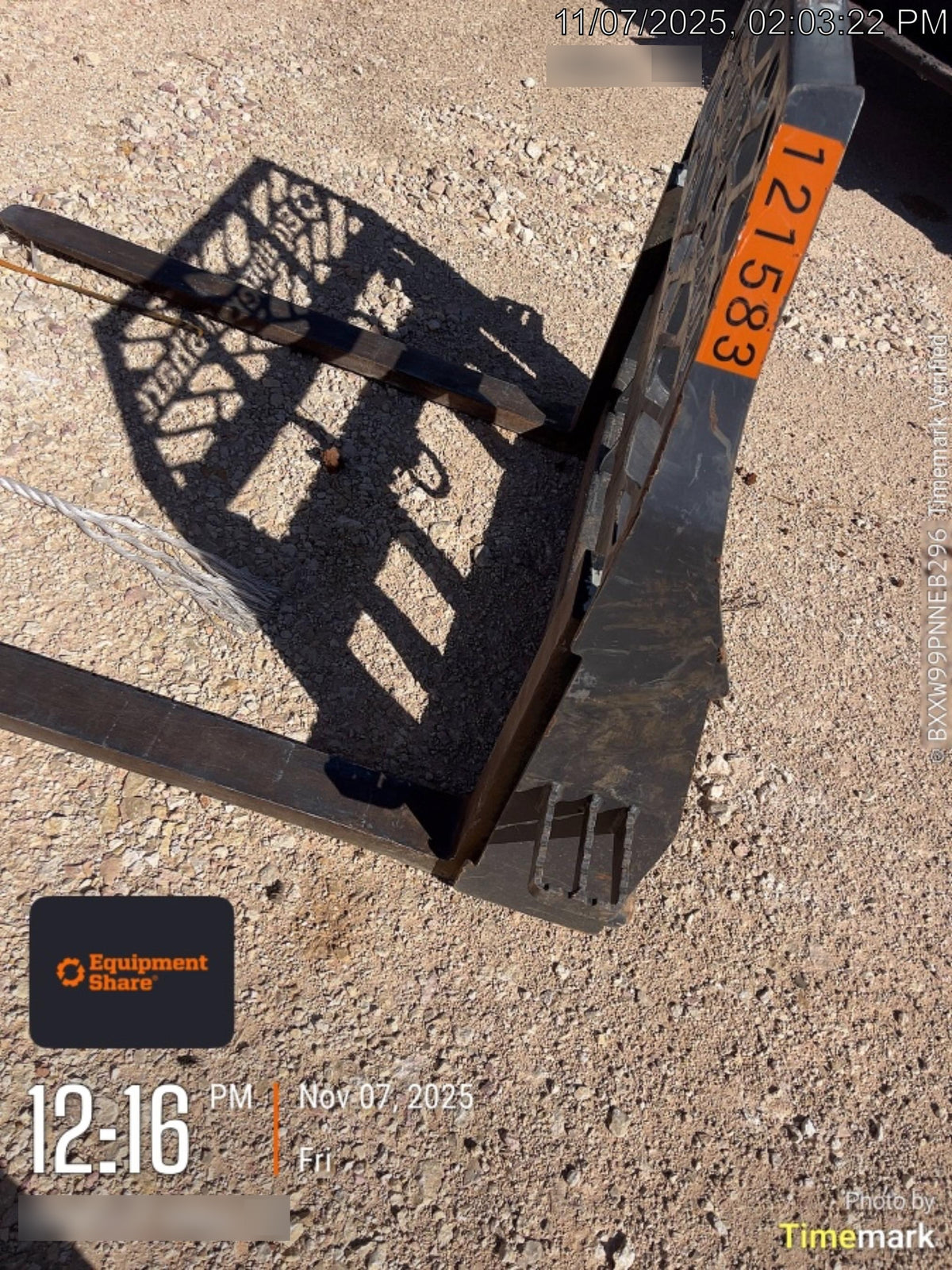 2021 PALADIN 48" Pallet Fork Assembly
