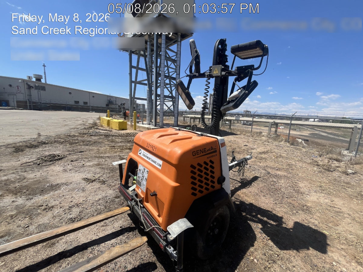 2023 Generac MLT2 Diesel, Flex Switch 120V Input, Powerzone Controller, (4) 320W LED Lights, 4kW Generator, 39.9 Gal Fuel Tank, 2" Ball, T3