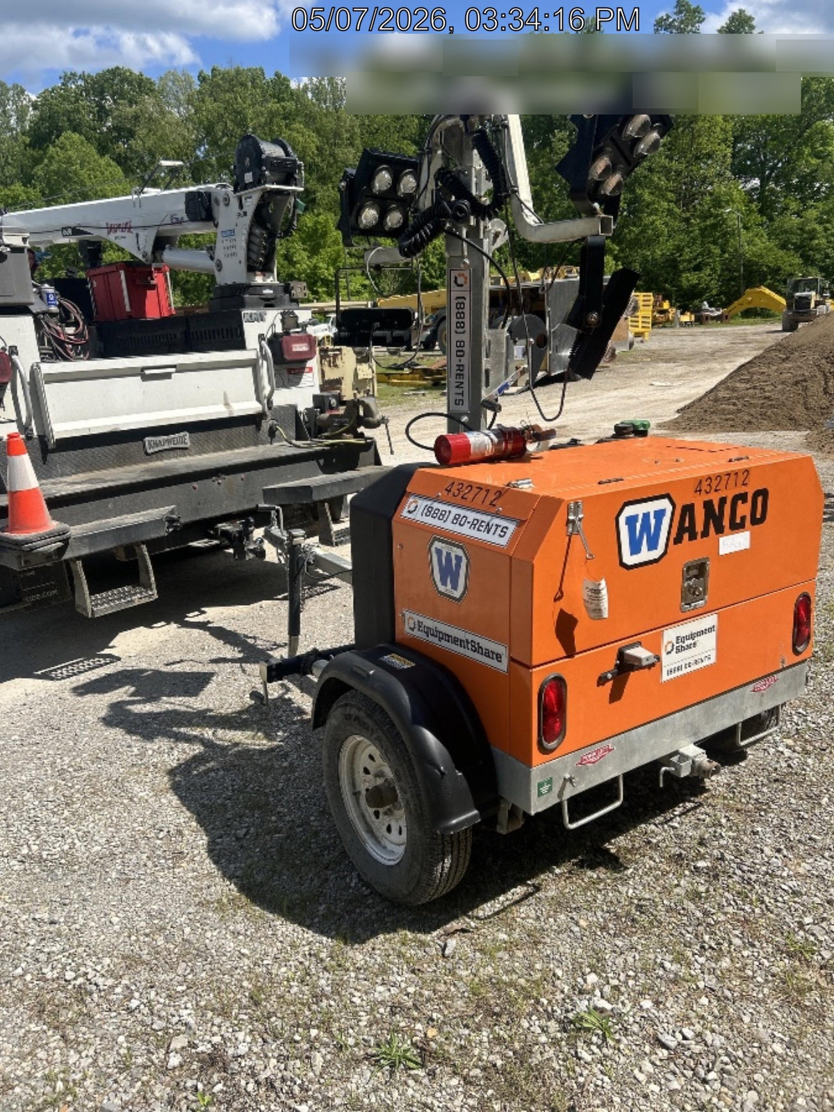 2024 Wanco WLTT-4MM4K Diesel, Deep Sea Controller, Shore Power Plug, Auto Start, (4) 350W LED Floodlights, 4kW Generator, 60 Gal Fuel Tank, 2" Ball, T3